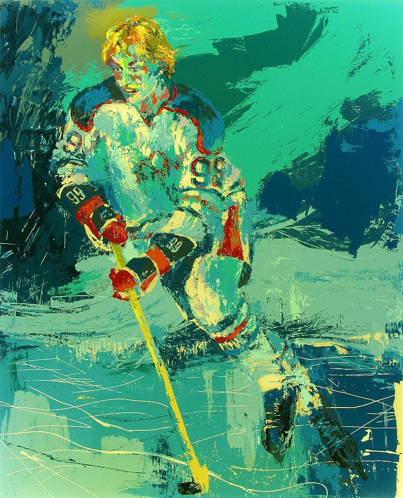 Leroy Neiman The Great Gretzky